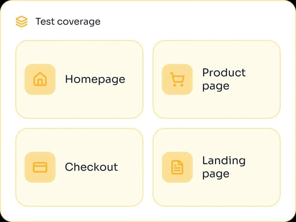 Site-wide testing comparison