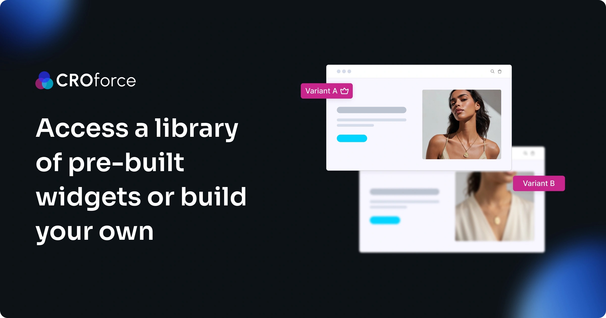 High-converting widget library and custom builder | CROforce